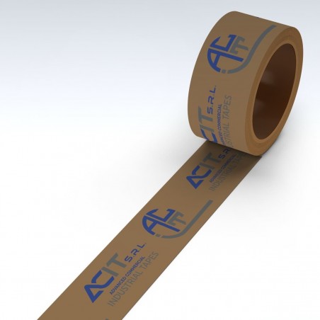 Customized printed adhesive tape in Paper with Natural Rubber