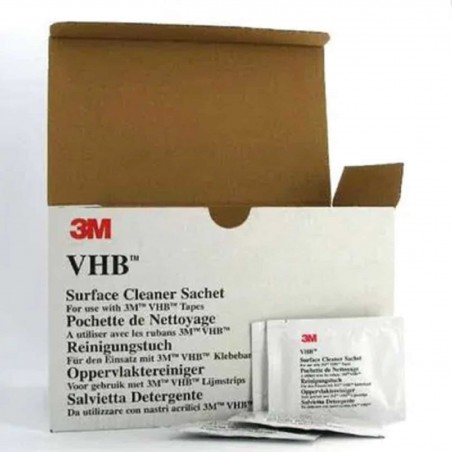 3M VHB Pulitore per superfici, 100 salviette